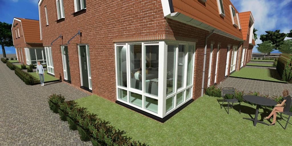 Concept - gevel dichtbij